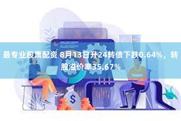 最专业股票配资 8月13日升24转债下跌0.64%，转股溢价率35.67%